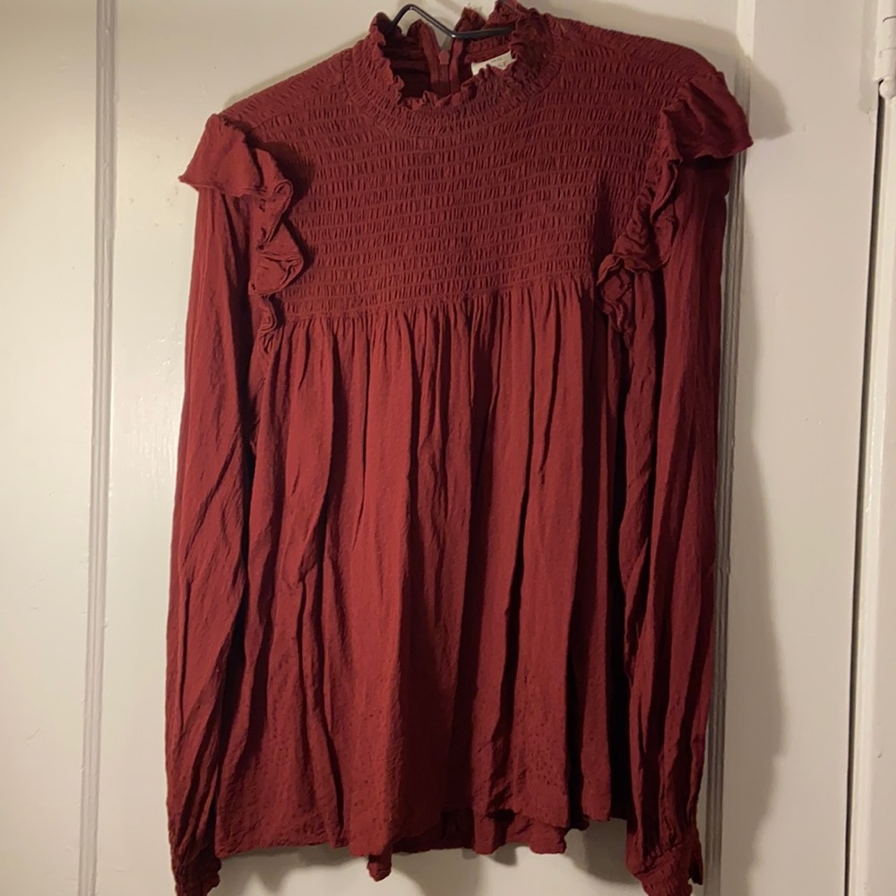 Knox Rose red blouse